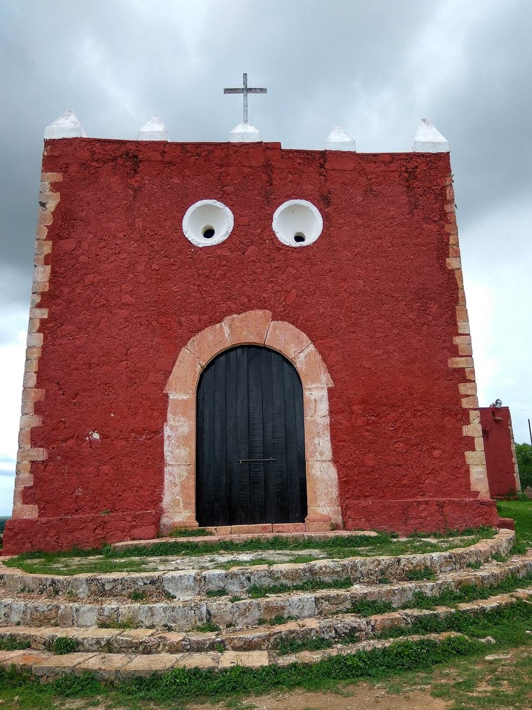 Ermita de San Diego de Alcalá en el cerro de Tekax
