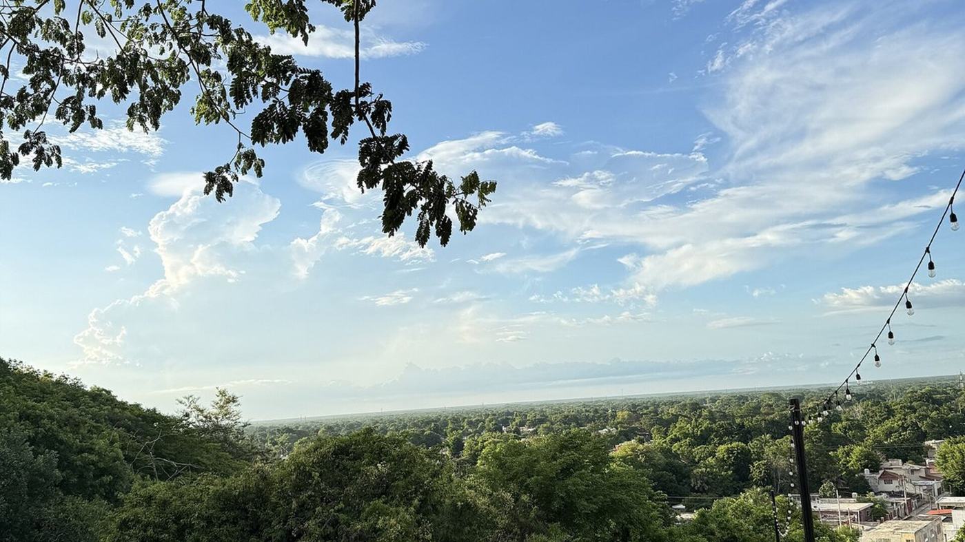 Vista de Tekax desde la Ermita de San Diego