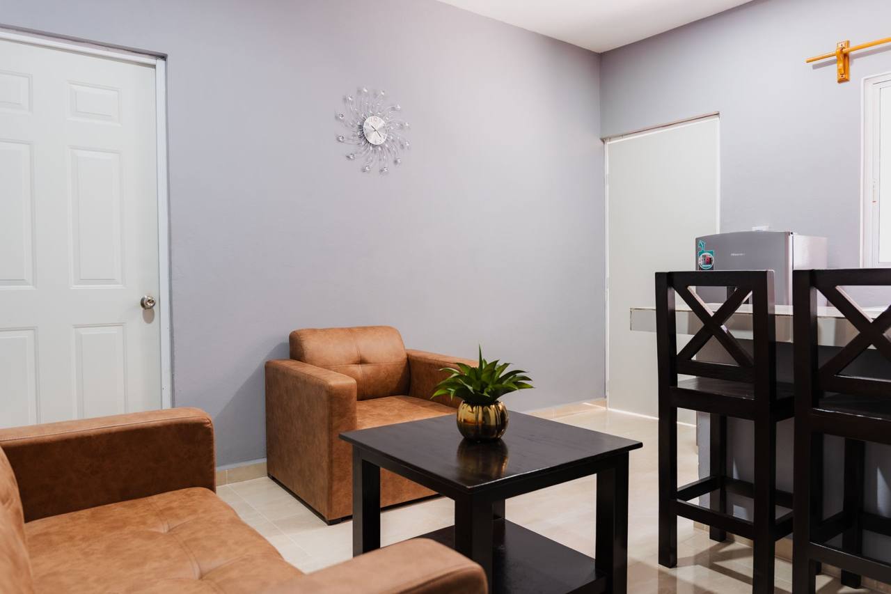 Detalle de una suite en Hotel Maya Suites