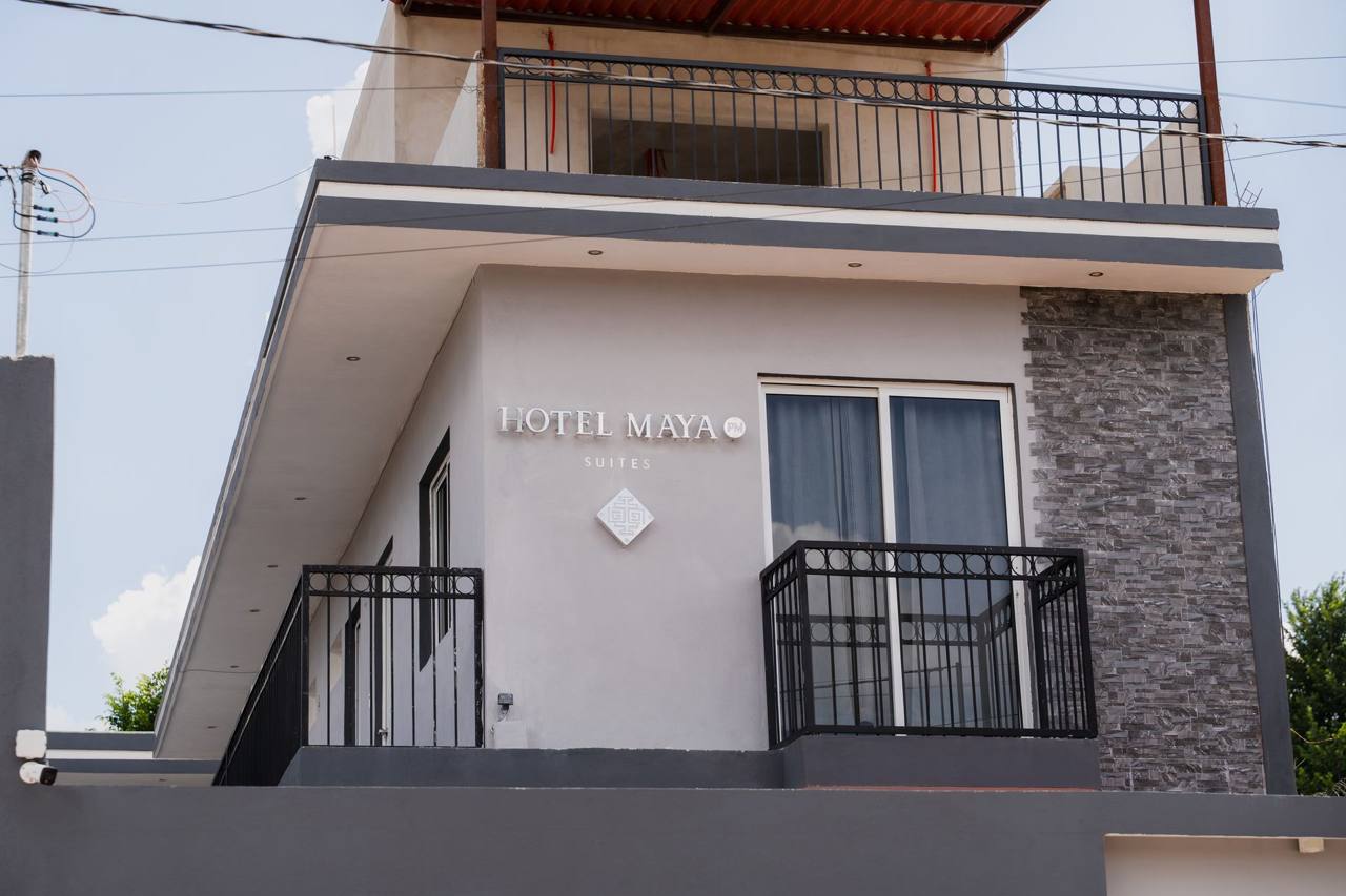 Fachada de Hotel Maya Suites en Tekax